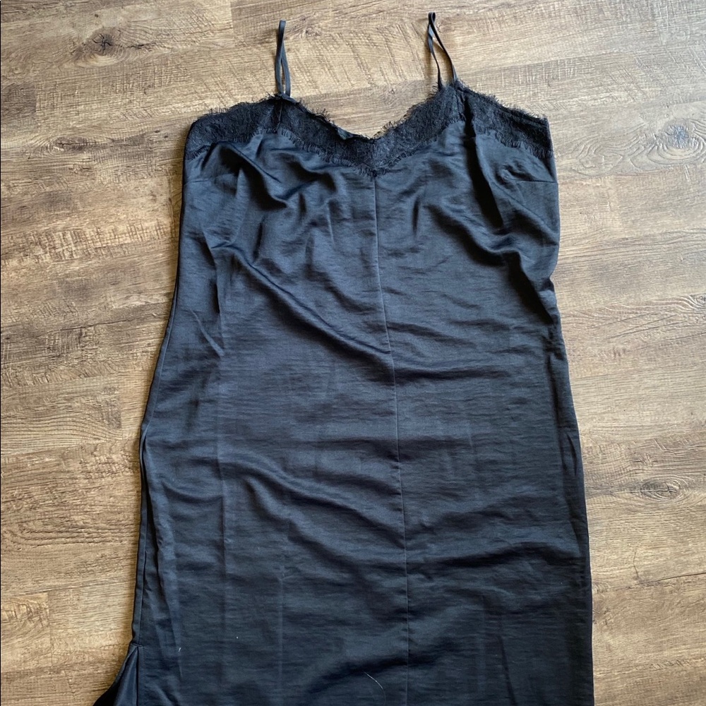 Satin midi dress